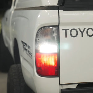 Lasfit 921 LED backup lights for the First-Gen-Tacoma