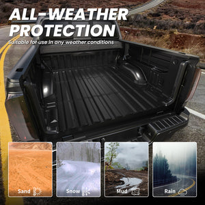 Fit fo Chevy Colorado Crewcab 5Feet Bed  2015-2022 Heavy Duty Custom Bed Liners All Weather Protection