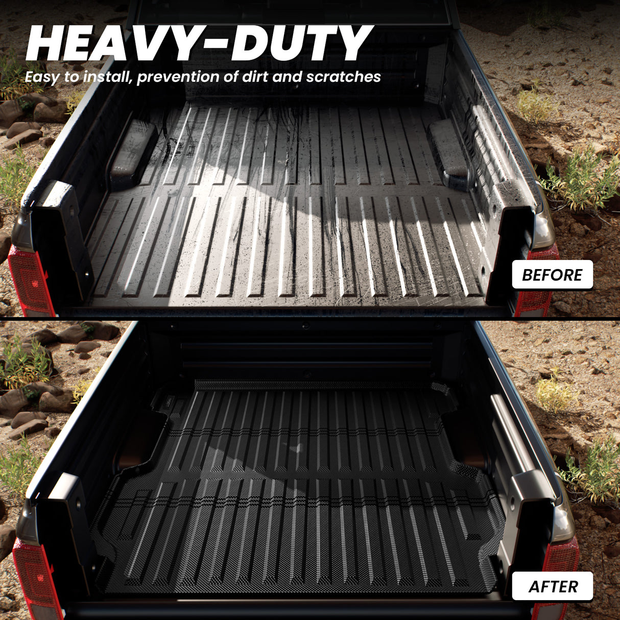 2017-2025 Honda Ridgeline 5'4" Heavy Duty Bed Mats