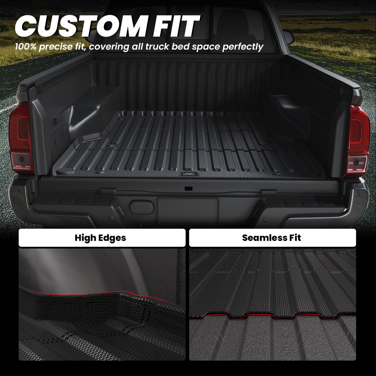 Fit for Toyota Tacoma 5Feet 2005-2023 Heavy Duty Custom Bed Liners Custom Fit
