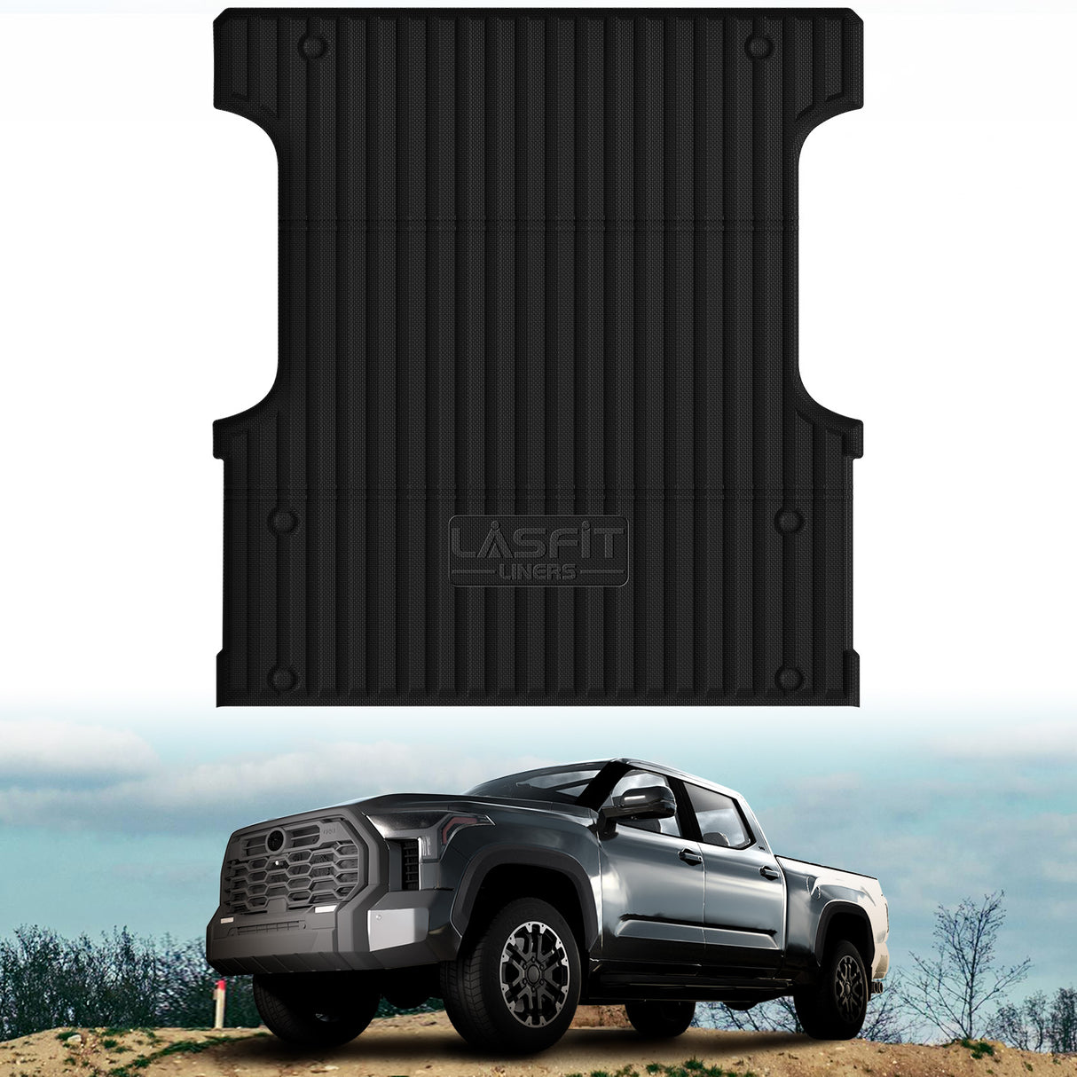 Fit for Toyota Tundra Crewmax 5Feet 6inch 2022-2024 Heavy Duty Bed Liners Eco-friendly