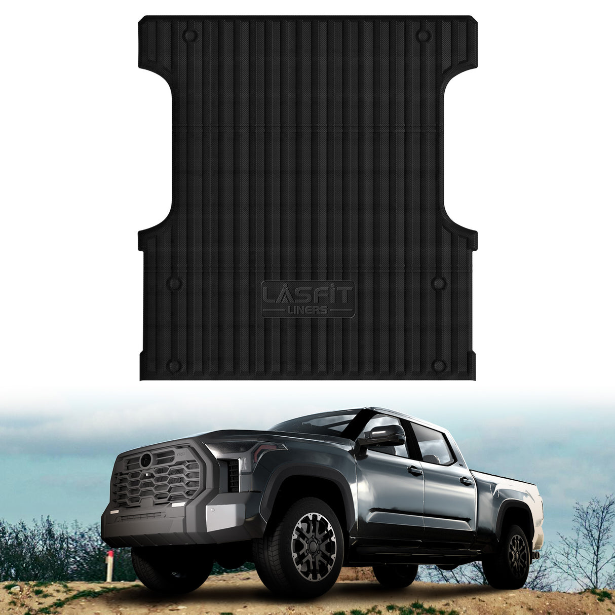 Fit for Toyota Tundra Crewmax 5Feet 6inch 2022-2024 Heavy Duty Bed Liners Durable Material