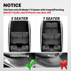 For Tesla Model Y 2020-2023 Door Sill Protector Matte TPE & ABS Front and Rear Door Entry Guard Decoration Scuff Plate Accessories, Don't fit 7 Seats