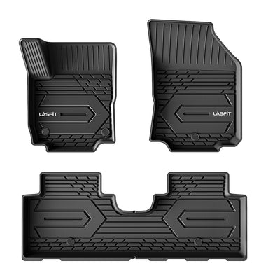 GMC Terrain 2018-2024 Custom Floor Mats TPE Material 1st & 2nd Row Seat