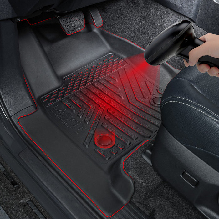 M MOTOS Rubber Boot Mats Fits For Honda Jazz IV 2013-2020 Improve Your