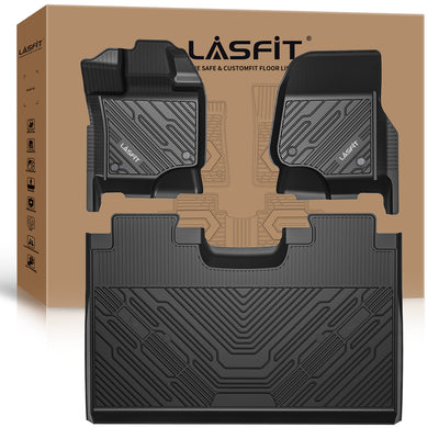Ford F-150 2015-2023 SuperCrew Custom Floor Mats 1st and 2nd Row Seat