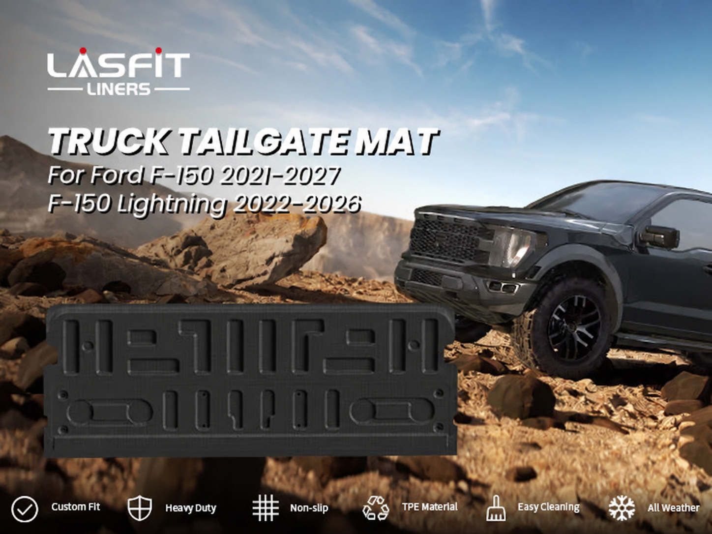 2021-2027 Ford F-150 Tailgate Mat