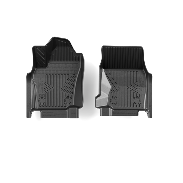 OEM All Weather Rubber Floor Mats For 2005-2007 Toyota Tacoma (2-Piece Front Set)