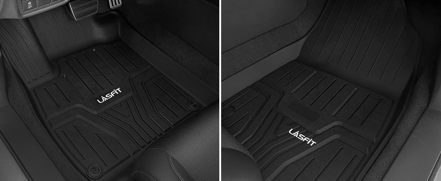 Honda Accord/ Accord Hybrid 2018-2022 Custom Floor Mats TPE Material 1st & 2nd Row Seat All Weather