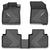 Honda Accord/Accord Hybrid 2023-2024 Custom Floor Mats TPE Material 1st & 2nd Row