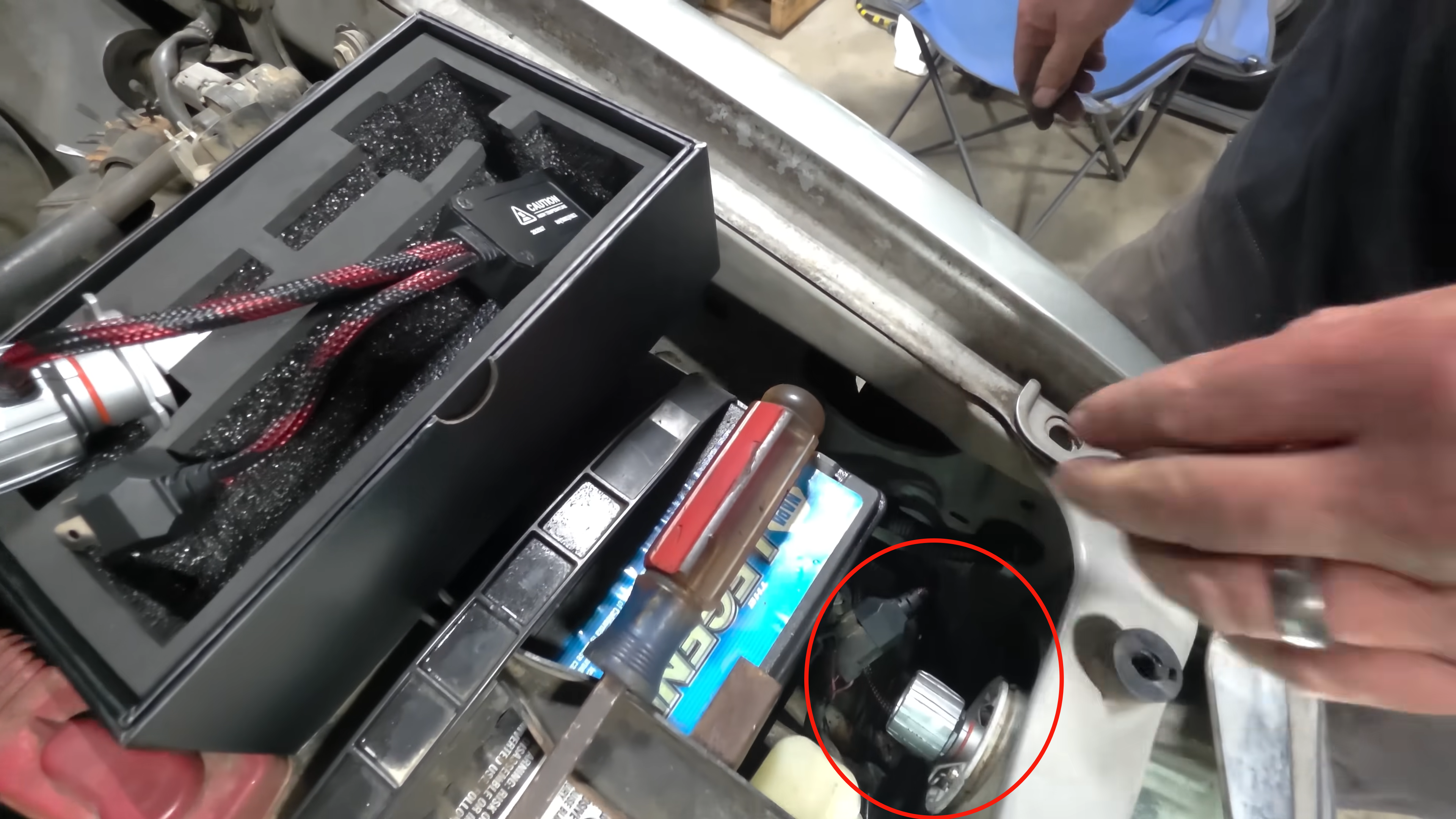 remove the original bulb