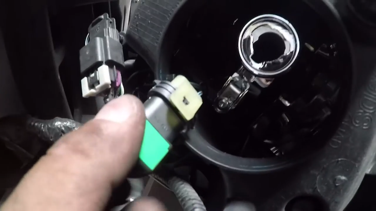 Disconnect the Bulb from the Harness