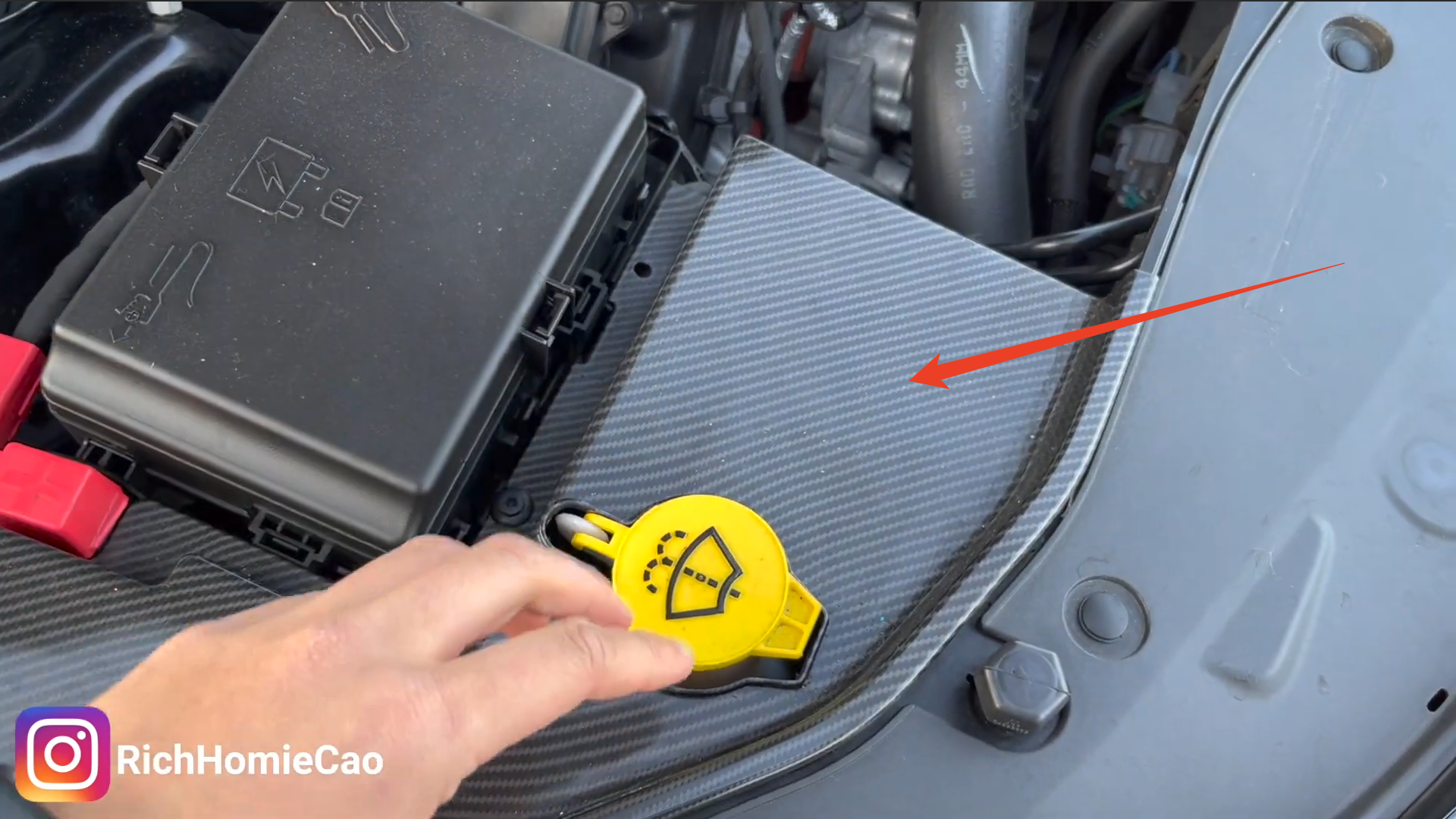 remove the carbon fiber overlay