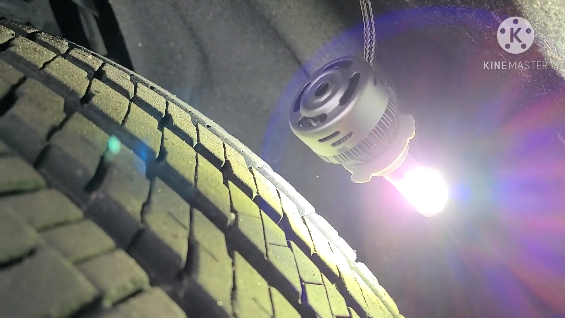 see the new led bulb works