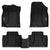 Hyundai Elantra 2021-2024 Custom Floor Mats TPE Material 1st & 2nd Row, Fit Gasoline ONLY, Don't Fit Hybrid / GT Models