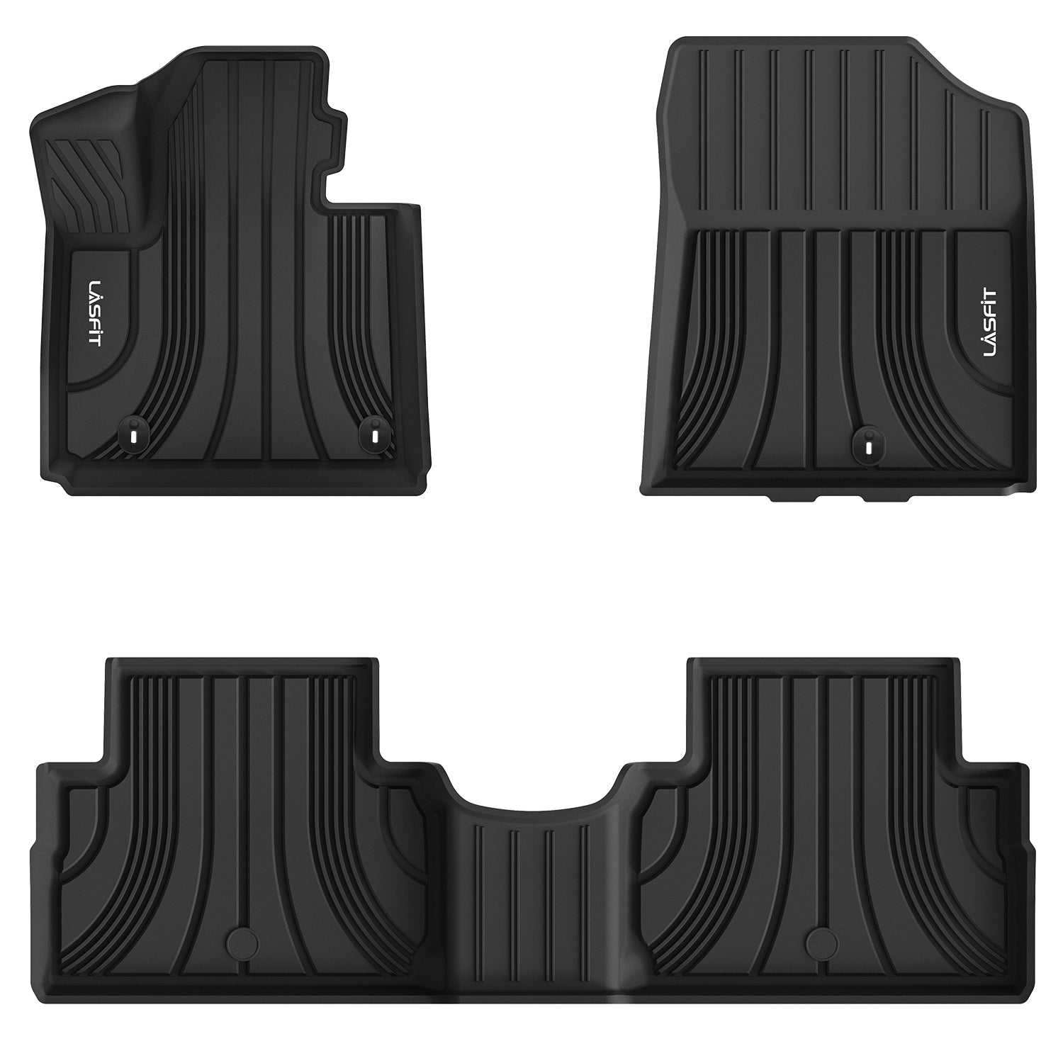 3W Tesla Model S 2022-2023 Custom Floor Mats & Trunk Mats TPE Material