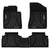 Hyundai Sonata 2020-2024 Custom Floor Mats TPE Material 1st & 2nd Row, Only Fit Front-Wheel Drive Model, Don't Fit Hybrid