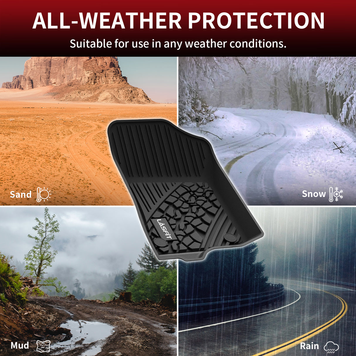 Jeep Wrangler 4xe All Weather Floor Mats