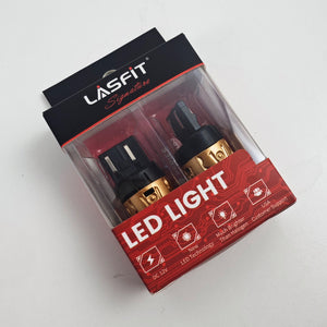L2 Series Red 7443 7440 7444 LED Brake Tail Stop Parking Light Bulb | Lasfit Signature