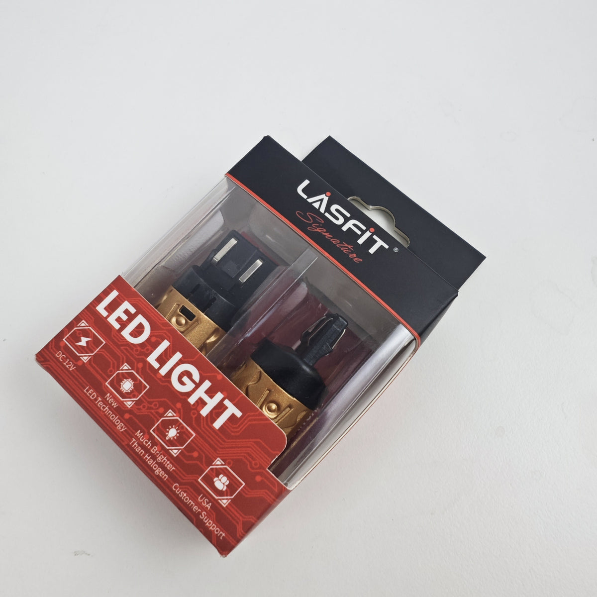 L2 Series Red 7443 7440 7444 LED Brake Tail Stop Parking Light Bulb | Lasfit Signature