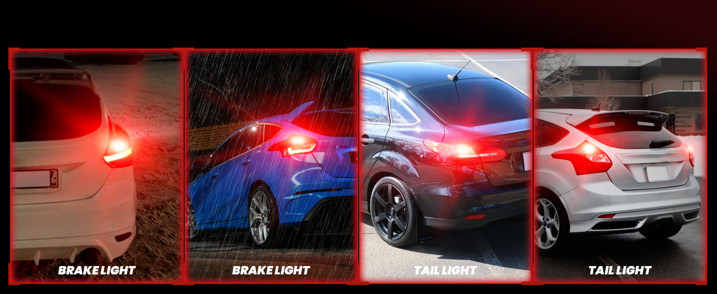 bright 7443 led brake tail lights