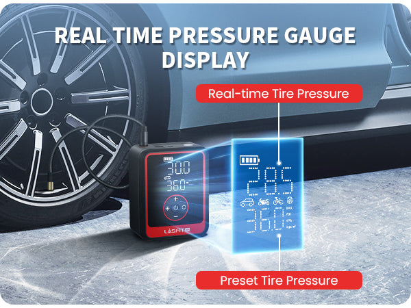 LASFIT AIR Portable Cordless Tire Inflator