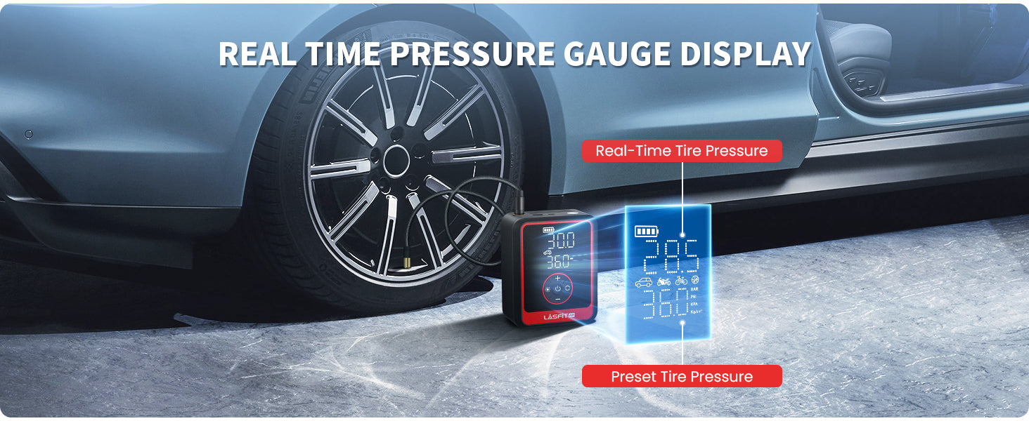 LASFIT AIR Portable Cordless Tire Inflator