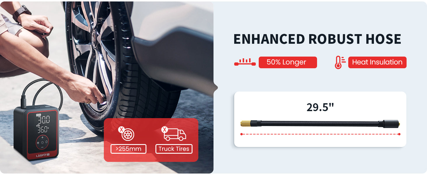 LASFIT AIR Portable Cordless Tire Inflator