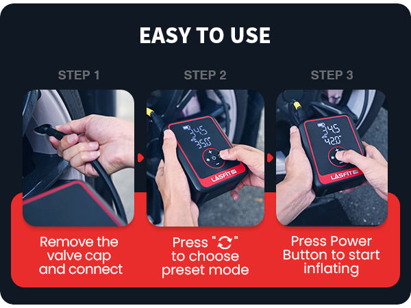 LASFIT AIR Portable Cordless Tire Inflator