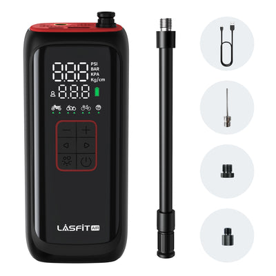 LASFIT Portable Cordless Red Tire Inflator