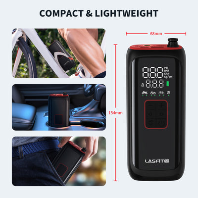 Portable Cordless Tire Inflator Compact and Lightweight