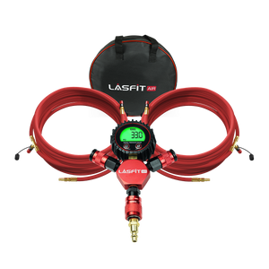 LASFIT H4 4-Tire Inflation/Deflation System – Rapid 4 Tire Air Up/Down, Universal Fit, Quick Connect Lock-On Air Chucks, Supports Up to 200" Wheelbase