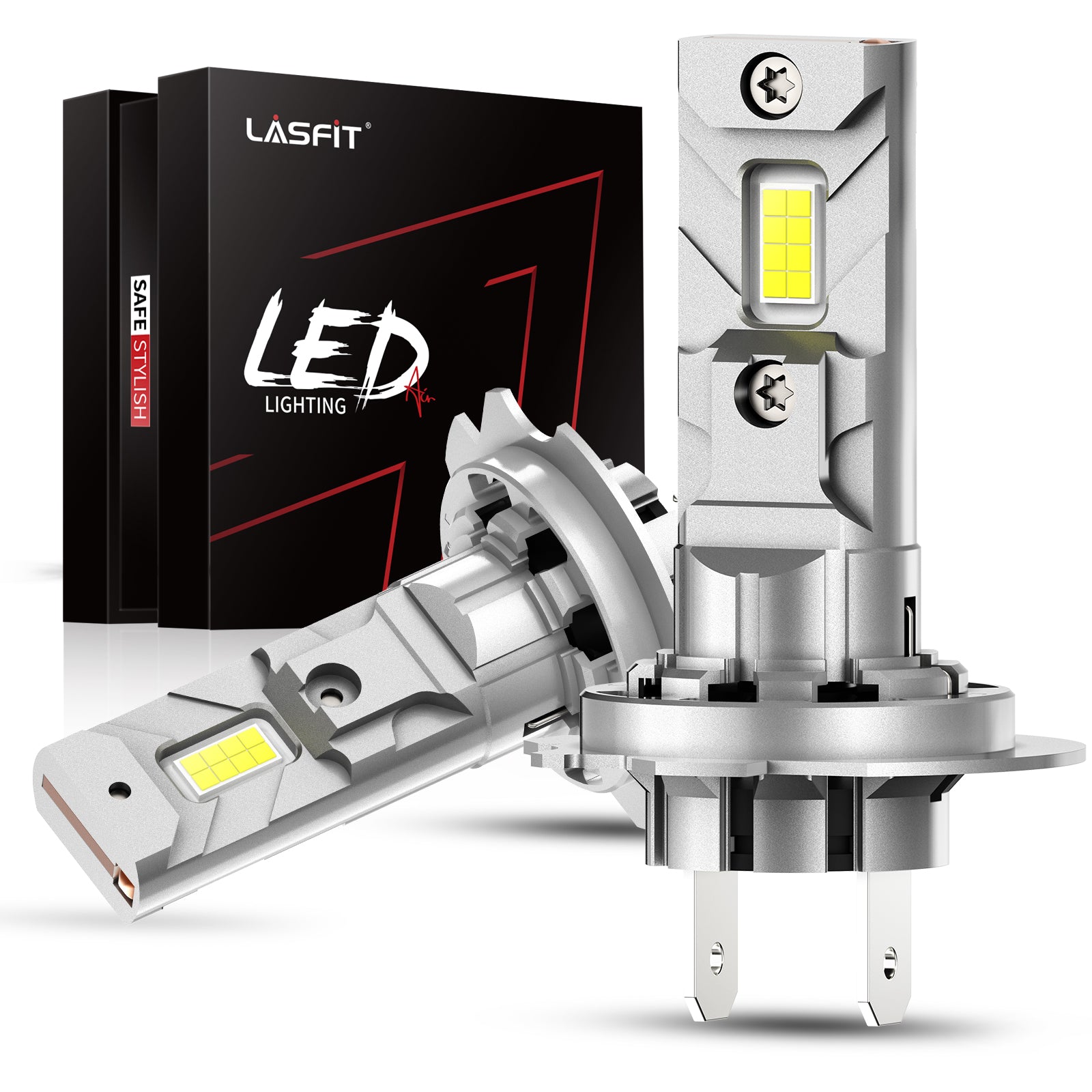 H7 LED Bulbs 60W 7000LM 6000K  LAair Series, All-in-One Design