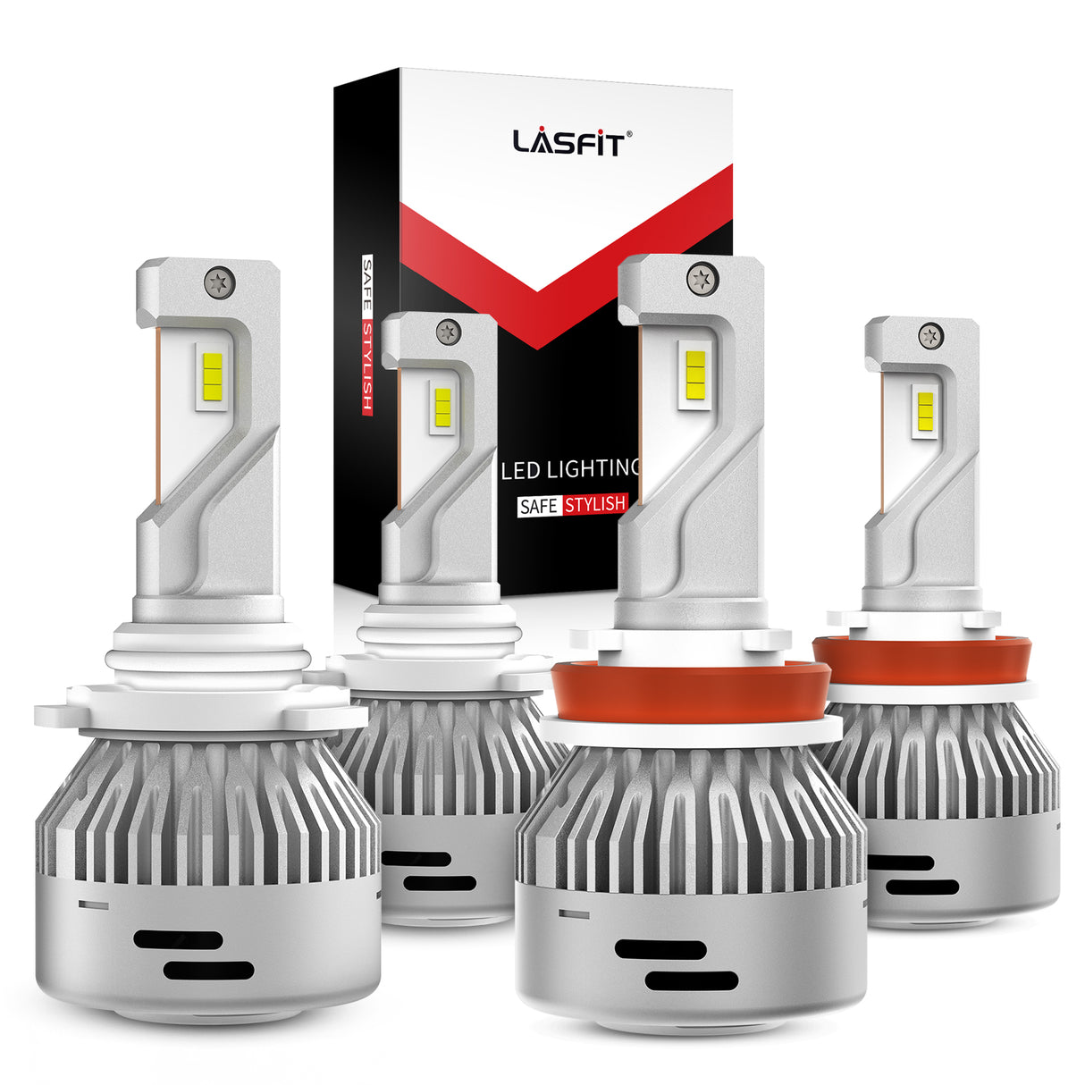 60W H11 9005 LA Plus Series Combo Pack | 6,000LM 6000K LED Bulbs