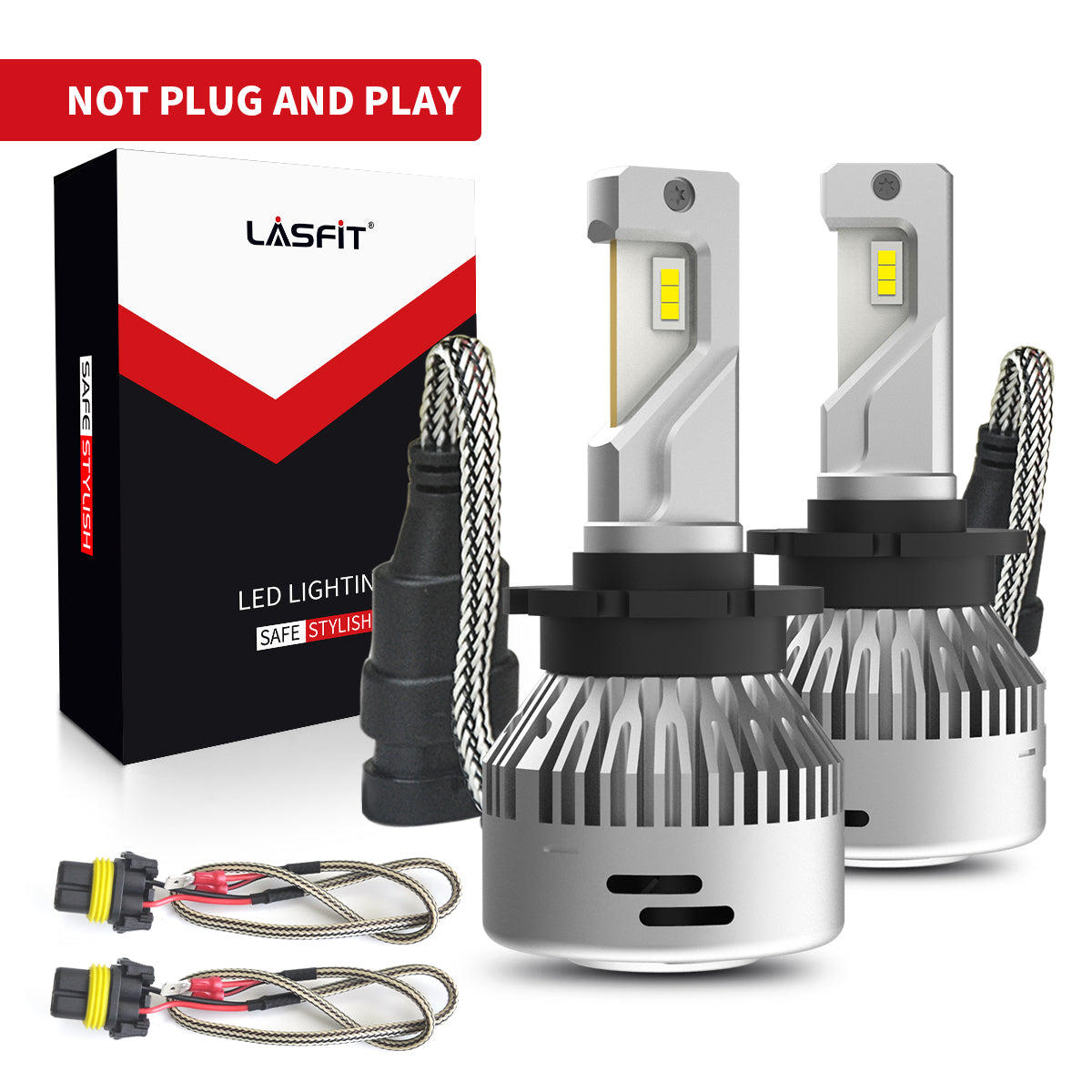 BRILLIO製led　D2S　H11/H1/H4/D2R/D4S/Hb3電球色 D2S D2R D4S D4R LED Bulb HID/XENON Replacement｜LASFIT