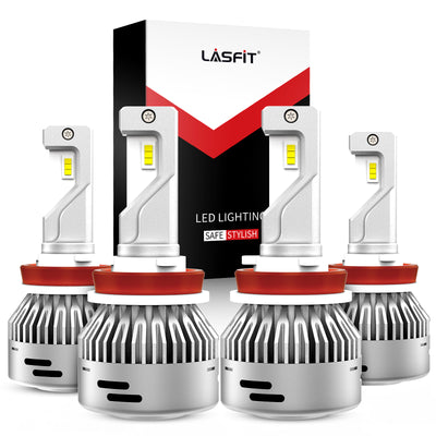 H11 H16 LED Bulbs Regular Lights+Fog Lights Combo Pack | LAplus Series