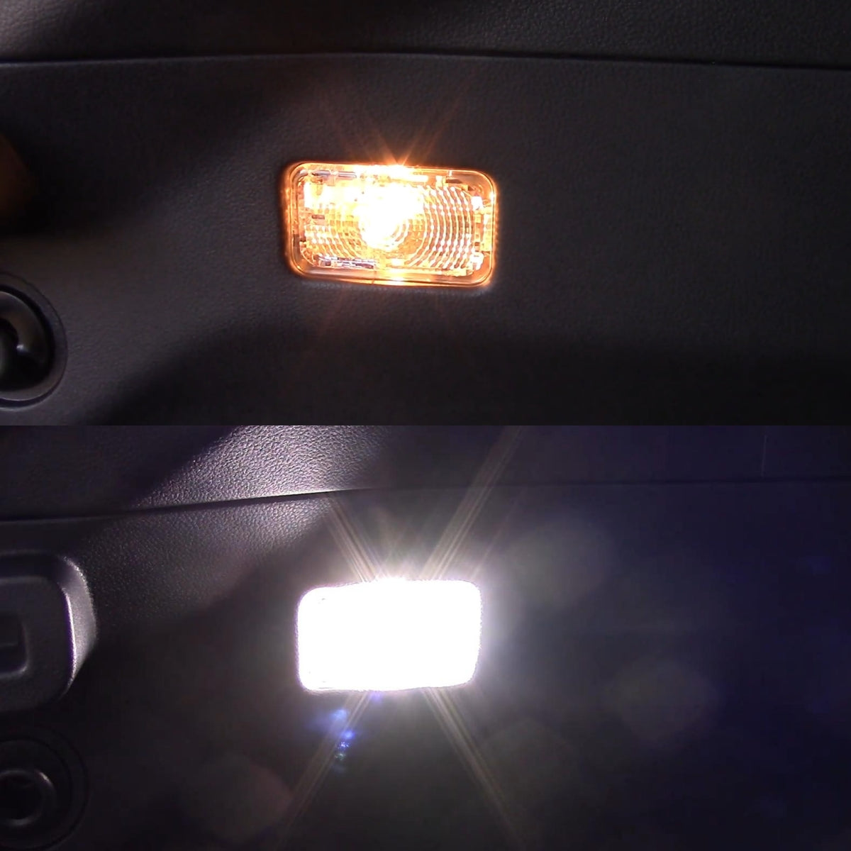 led 168 trunk light before and after