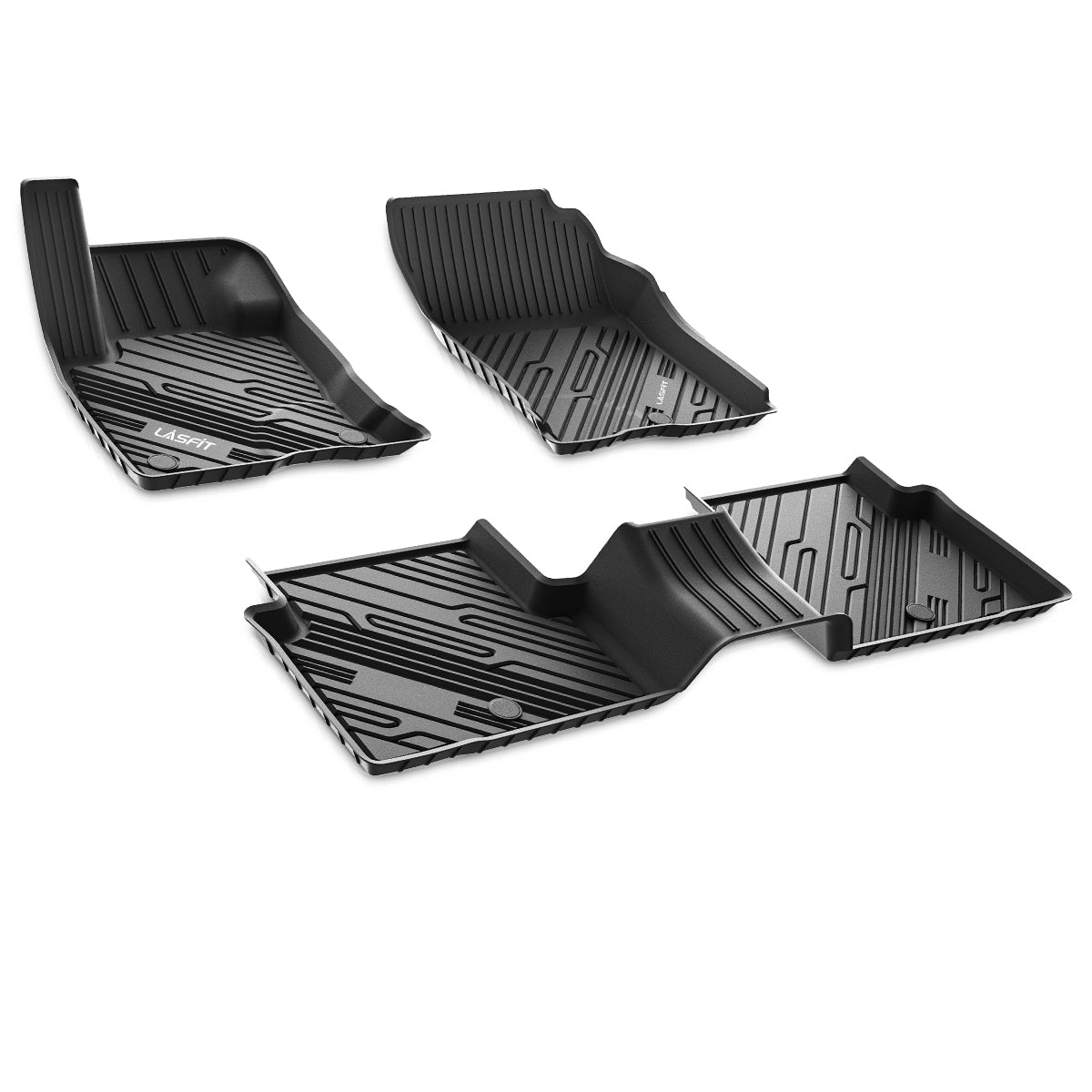 Ford Bronco Sport 2021 2024 Custom Floor Mats TPE Material 1st 2nd R