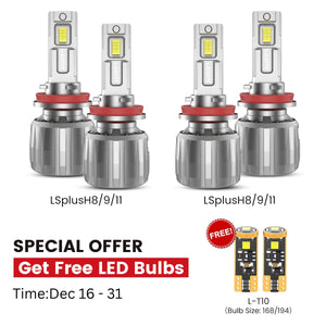 130W H11 LS Plus Series Combo Pack | 13,000LM 6000K LED Bulbs