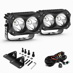 52" Light Bar Hood Mount Kit For 2018-2026 Jeep Wrangler JL Gladiator JT | LASFIT