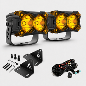 52" Light Bar Hood Mount Kit For 2018-2026 Jeep Wrangler JL Gladiator JT | LASFIT