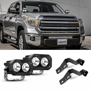 4.8 Inch LED Pod Ditch Light Kit for 2014-2021 Toyota Tundra | LASFIT