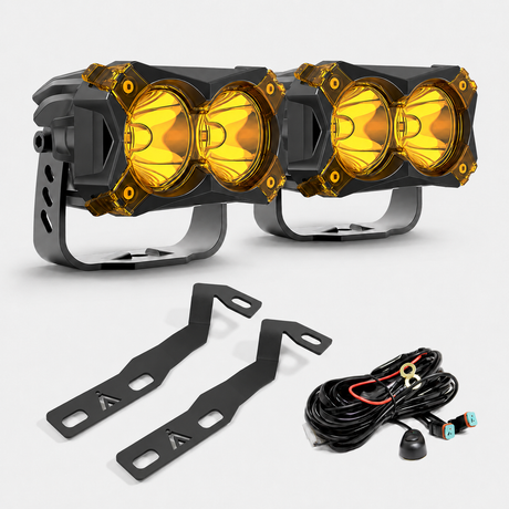 4.8 Inch LED Pod Ditch Light Kit for 2016-2023 Toyota Tacoma | LASFIT