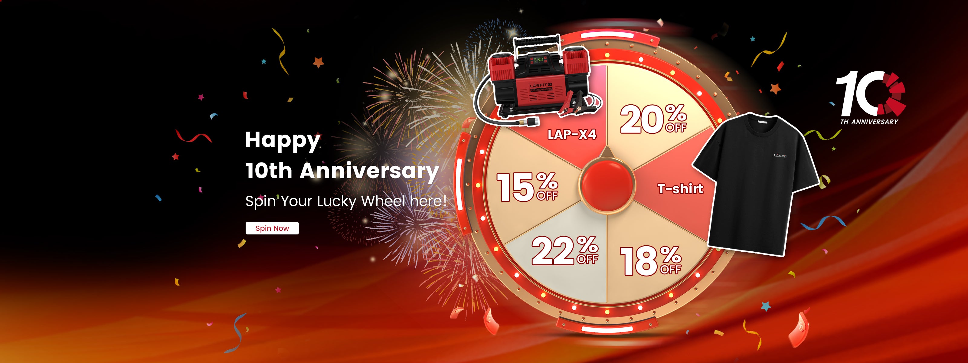 10th Anniversary Lucky Wheel
