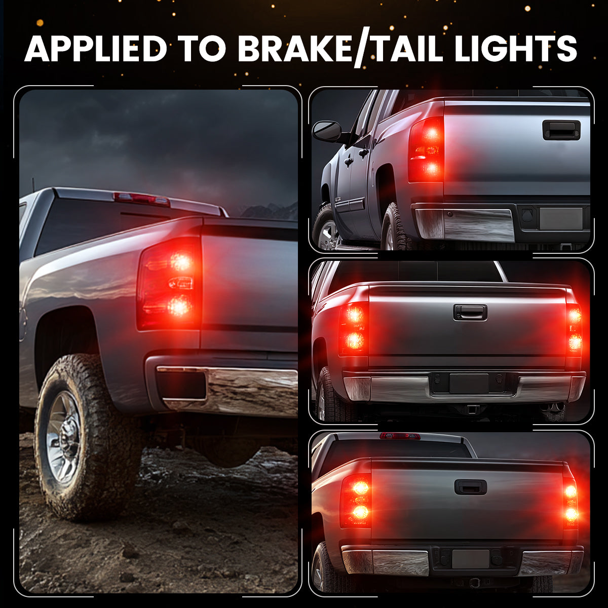 Lasfit 3157 led bulbs applied to brake tail lights