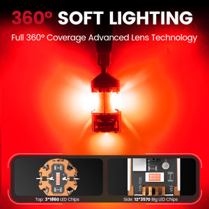 Lasfit 7440 led bulbs 360° soft lighting