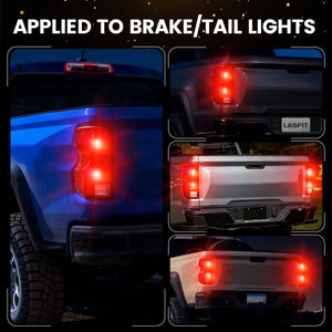 Lasfit 7443 led bulbs applied to brake tail lights