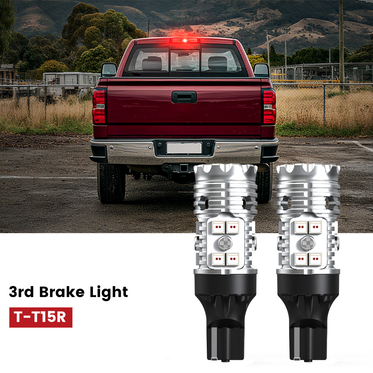 Lasfit 921 led 3rd brake lights fit for 2015-2019 Chevrolet Silverado 2500 3500