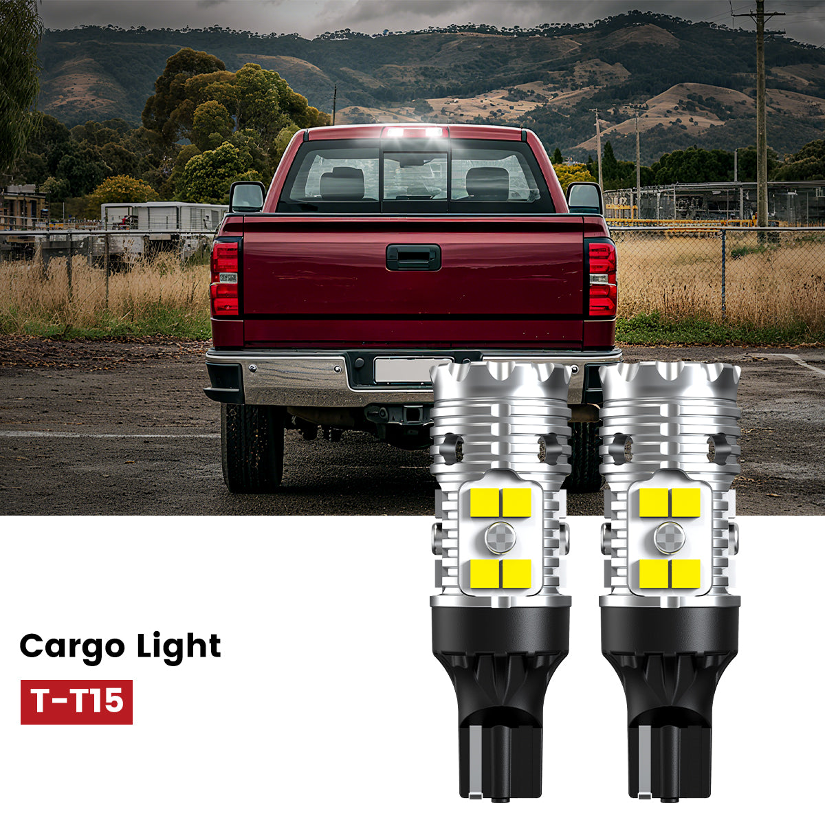 Lasfit 921 led cargo lights fit for 2015-2019 Chevrolet Silverado 2500 3500