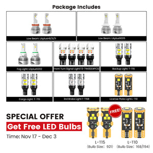 Fit for 2015-2019 Chevrolet Silverado 2500 3500 LED Bulbs Upgrade | Tested and Verified